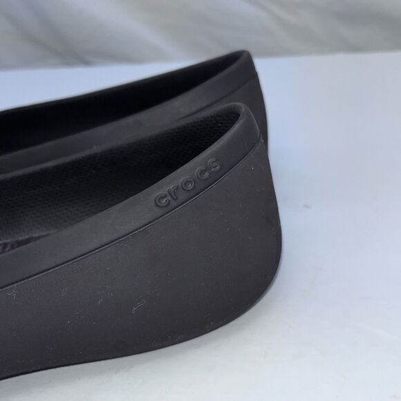 Crocs Shoes Womens 10 Mammoth Lined Casual Slip On Ballet Flats 12456 Brown - Picture 5 of 7